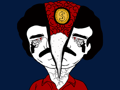 narcos-pablo escobar design illustration photoshop