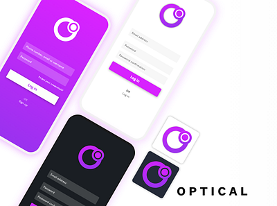 Optical - Daily UI app branding dailyui design icon minimal ui