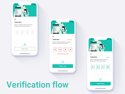 Iphone App Verification Flow app flow ui