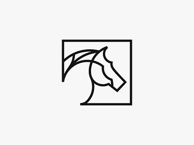 / Horse / 2d brand identity branding design flat graphic design icon identity illustration logo logo concept logo design logotype mark minimal minimalistic logo symbol vector