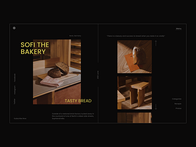 Bakery bakery design typography ui ux web webdesign website