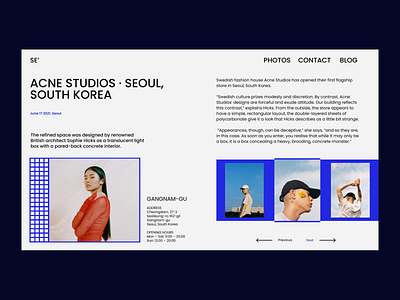 Acne Studios · Seoul