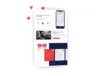 Raymond VTC | Website | Continuation app apple application bolt cabify design design app kapten raymond raymondapp raymondvtc taxify testimonial testimonials uber ui uiux ux vtc vtc app