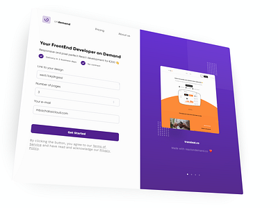 devondemand.co | Website | ON DEMAND FRONT END DEVELOPMENT app apple design frontend react reactjs ui uiux ux