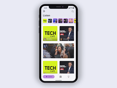 Apple Podcast App Redesign Concept app apple design iphone x podcast ui