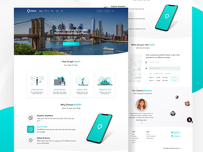 Rider Landing Page