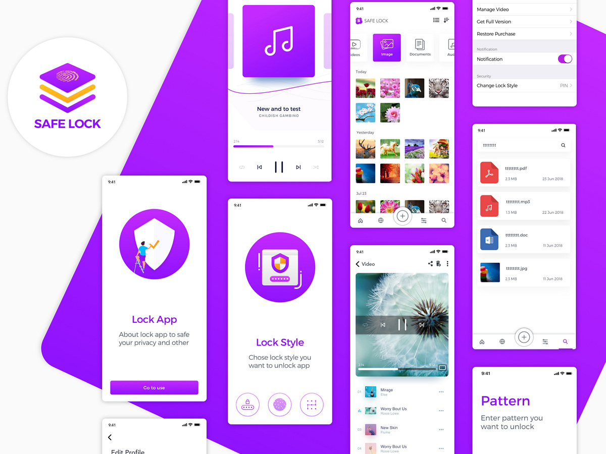 SAFE LOCK APP by hazem abu kwaik on Dribbble