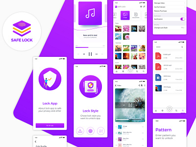 SAFE LOCK APP app design ios logo sketchapp ui ux