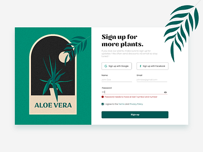 Daily UI Challenge - Sign In challenge daily 100 challenge dailyui dailyuichallenge design illustration sign in ui ux webdesign