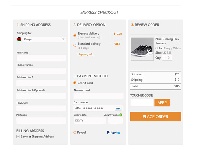 Checkout checkout ecommerce ui web ui