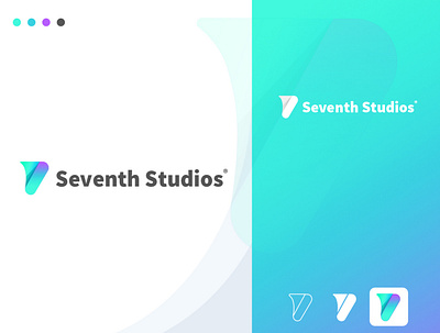 Seventh Studios Brand Identity brand identity branding cyberxdigital fiverr logo logodesign seventhstudios