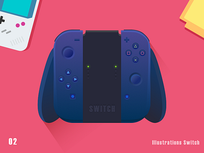 Gameboy app gameboy icon illustrations switch website