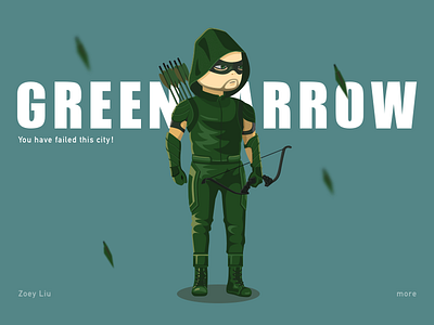 Green Arrow arrow green hero illustrations people superman