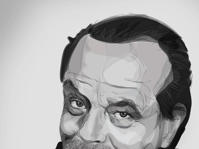 Jack Nicholson 2014 batman character illustration illustrator jack joker new nicholson portrait sketch vector