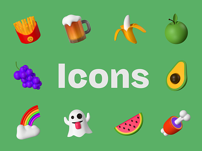 Emoji 2.0 3d design 3d icon 3d icon pack blender figma icon design illustration