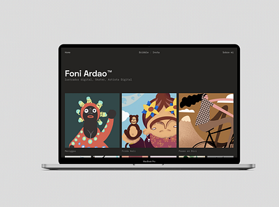 FoniArdao Website design figma illustration spain ui ui ux webdesign