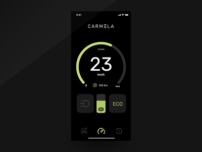 Carmela Bikes app figma interface spain ui ux