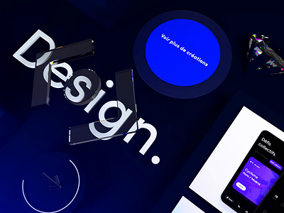 Betomorrow.design website (coming soon) 💎 3d 3d art animation blue branding button design illustration interface logo typography ui web website