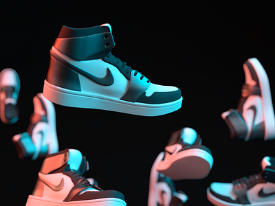RB Swoosh 👟 (3D project) by Guillaume on Dribbble