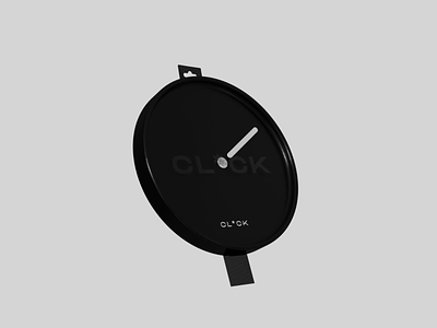 CL*CK Teasing (branding) ⚫️🕐 #2 3d abstract animation app branding c4d clock design logo loop luxury motion graphics octane product teasing ui