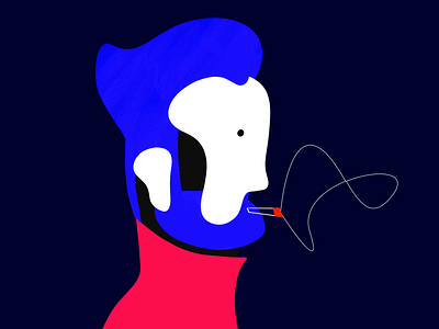 head illustration ✍️ color experimentation head illustration ipad pen procreate