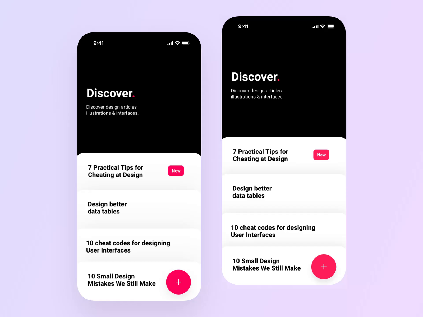 Discover scroll interface 🤘 by Guillaume on Dribbble