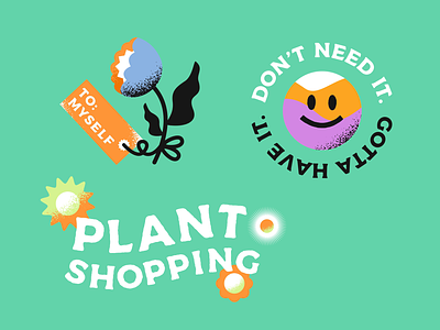 Plant Shopping GIFs - Part 01 🪴 GIPHY & IG Stickers after effect animation colourful cute design flower illustration fun gif gif animation giphy sticker giphy stickers humor illustration katycreates nature plant illustration plants stickers text animation