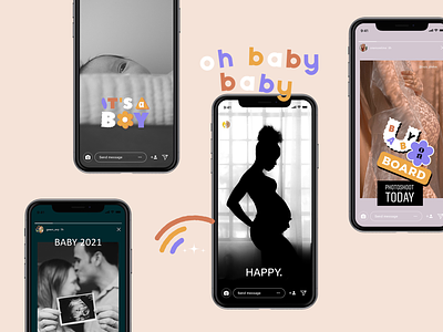 Baby Sticker for GIPHY aftereffects animated animated gif animation baby baby boy child colourful cute gif gif animation giphy sticker giphy stickers katycreates playful playful design pregnancy