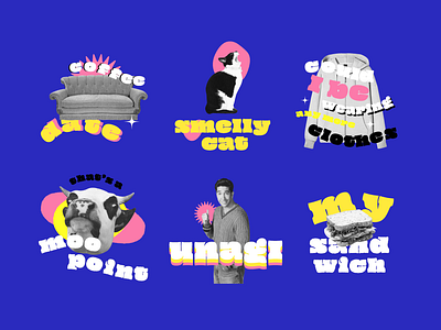 F.R.I.E.N.D.S Quotes - GIF Stickers for GIPHY & Instagram