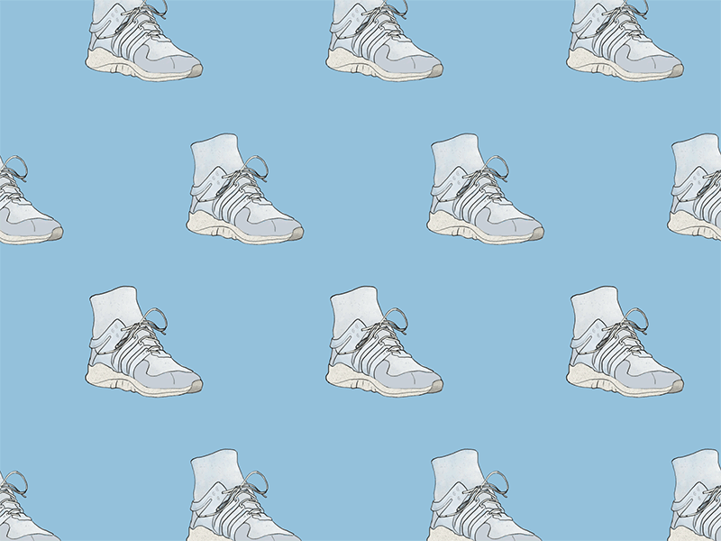 Adidas EQT Pattern adidas adidas eqt winter after effects animated pattern animation animation loop frame by frame frame by frame animation gif gif is life illustration motion design motion graphics pattern photoshop sneakers subtle strokes