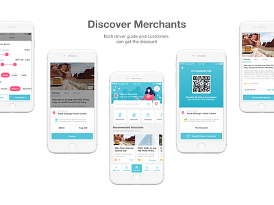 Discover Merchants customer guide malaysia merchant merchants startup tourplus travel ui design