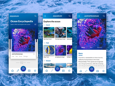 #Things 13 - Sketch app app ui design aquarium branding concept concept app design design app digital interface sea sketch things ui uidesign userexperiance userexperiencedesign userinterfacedesign ux ux ui design