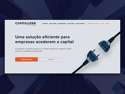 Project - Capitalizer branding company concept design digital interface invest investment ui uidesign userexperiance userexperiencedesign userinterfacedesign ux ux ui design web website website concept