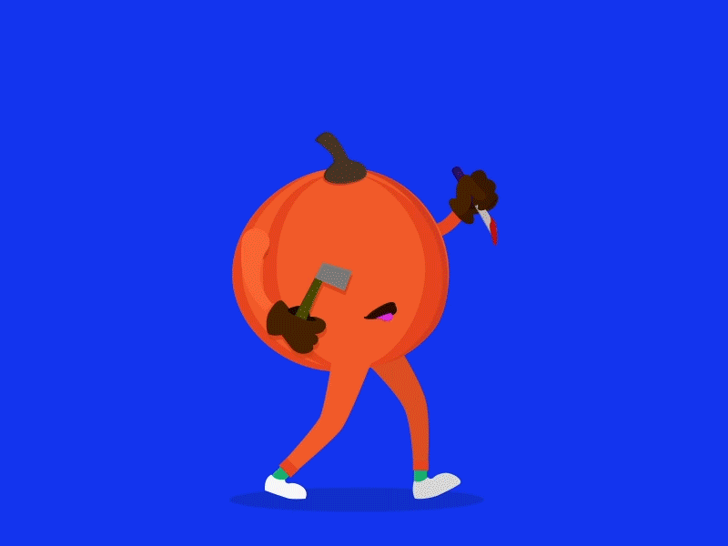 Thirsty Pumpkin 2danimation after affects aniamtion charachter design drawing gif graphic design illustration motiongraphics