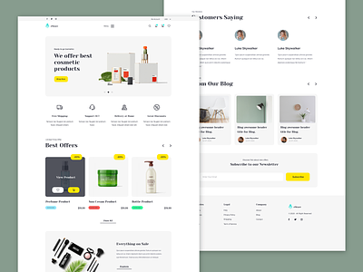 eStore – Creative Shop PSD Template business cart clean corporate creative landing minimal retail shop startup store template theme web design