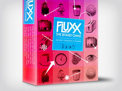 Fluxx Box Concept board game fluxx packaging