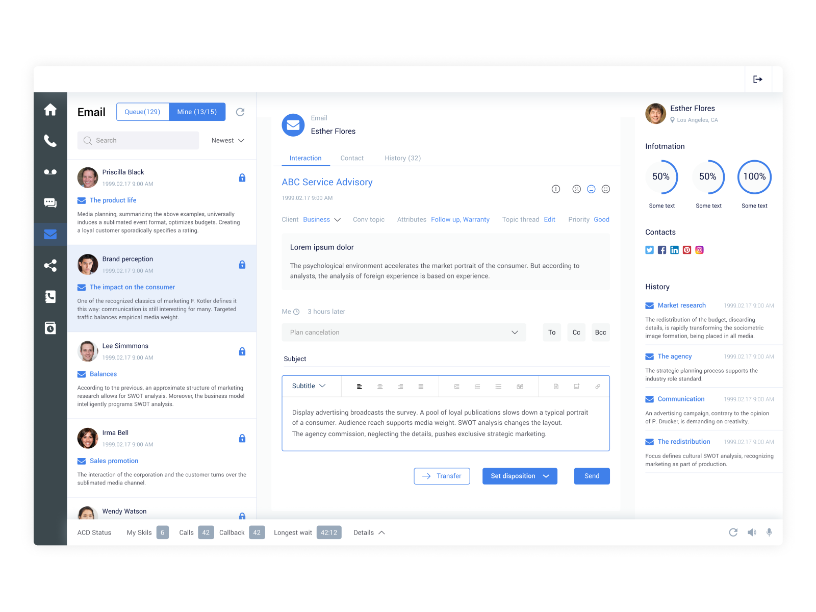 CRM UI Design by Artem Vasyaev on Dribbble