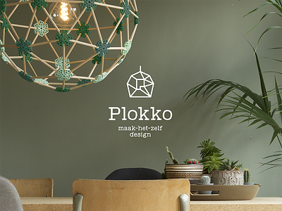 Plokko. Build it your way! 3d printers bio based branding creative design furniture identity lifestyle logo plastic startup