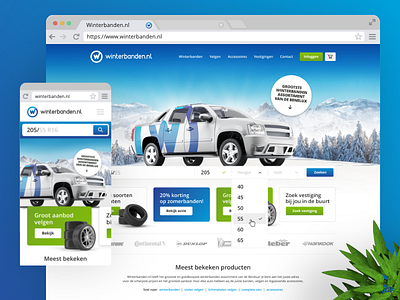 Webdesign of Winterbanden.nl