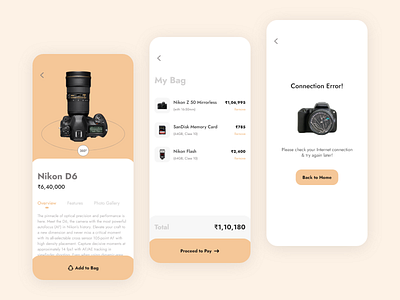 E-commerce App : Product Buying Journey