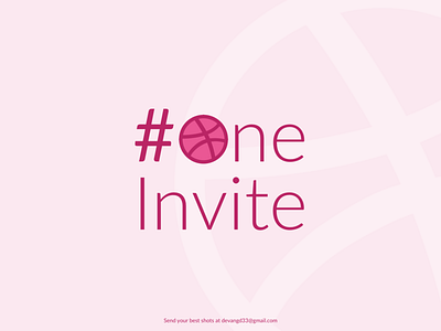 One Dribbble Invite Giveway