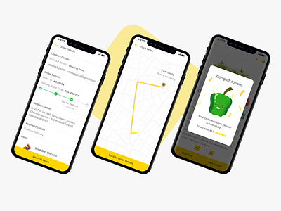 Groceee app - Track Order & Successful delivery service delivery status dribbble best shot groceee grocery grocery app grocery shop growth illustration online shop online shopping order details ordering success message successful screen track order ui uidesign user inteface ux