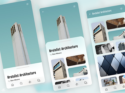 Architecture Gallery · Concept app