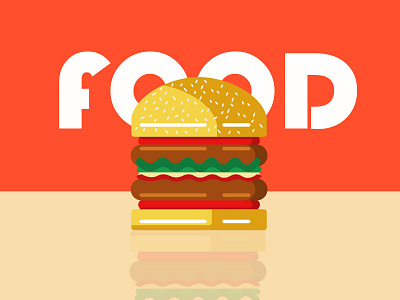 Vector Illustration "Food". Adobe illustrator. 2d flat illustration logo minimal vector