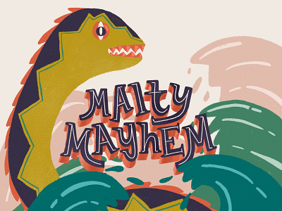 Mayhem design illustration label packaging labeldesign logo