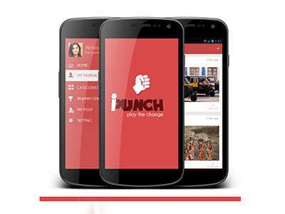 Ipunch design mobile app ui ux