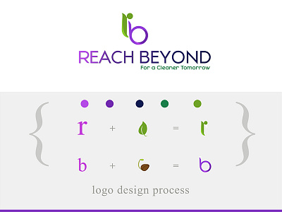 Reachbeyond Logo branding design logo design