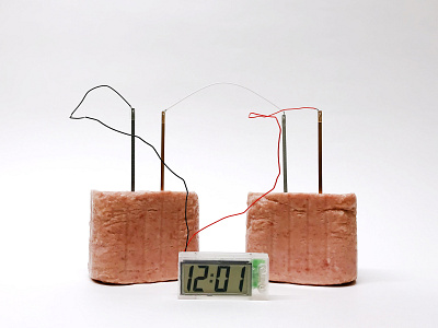 Meat Clock clock conceptual ham meat photography readymade spam