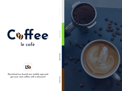 Coffee Shop Logo #DailyUI branding coffeeshop dailyui icon logo redesign