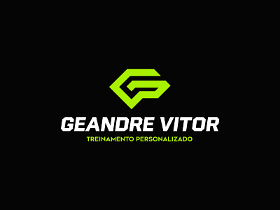 Geandre Vitor - Personal Trainer branding design graphic design gym logo logobranding logotipo personal trainer